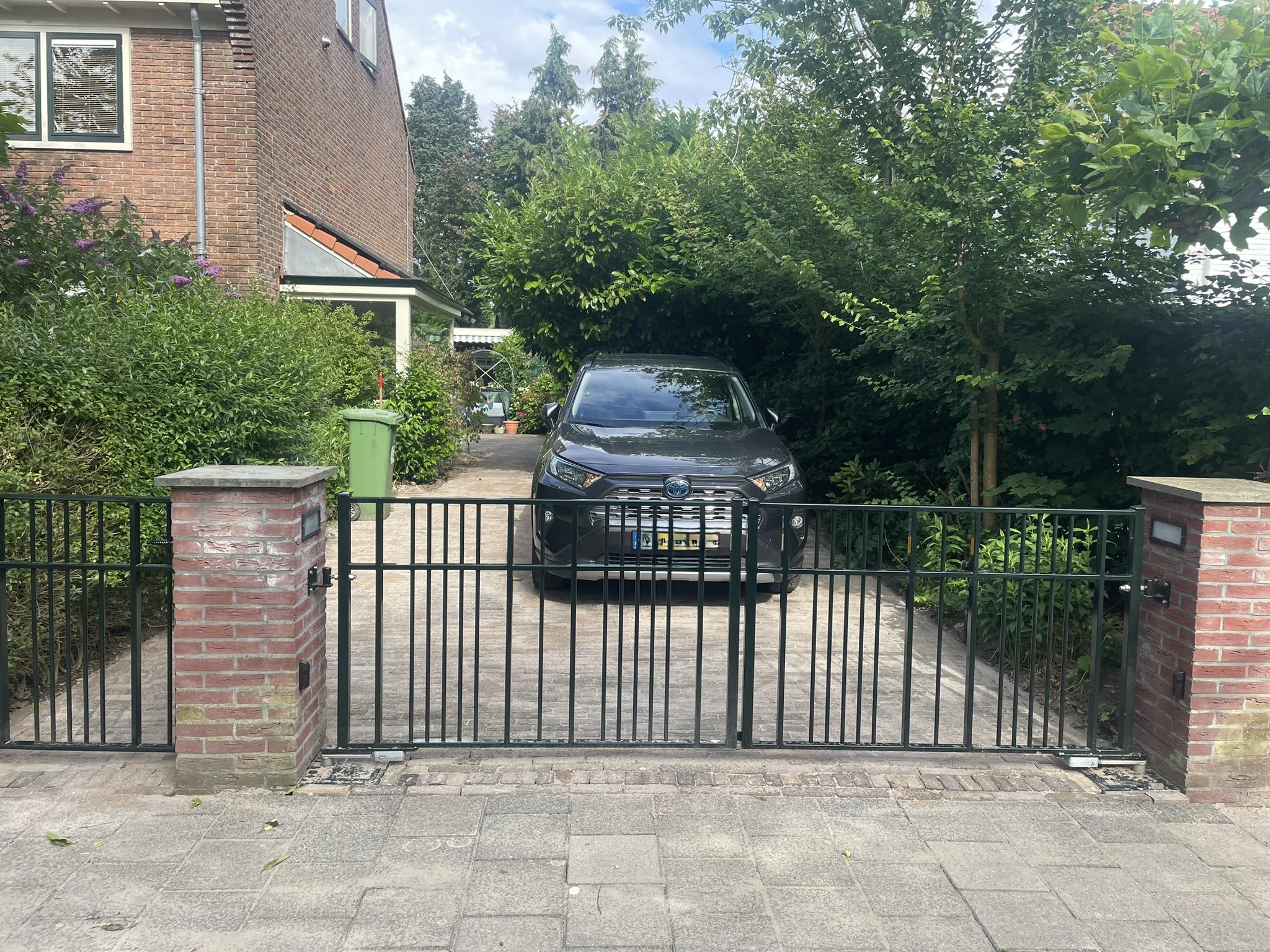 Oprit herstraten